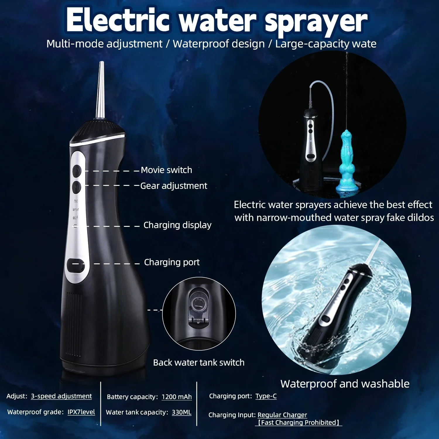 Spike Wolf Fantasy Creature Silicone Suction Cup Dildo Automatic Water Jet Design Soft Silicone