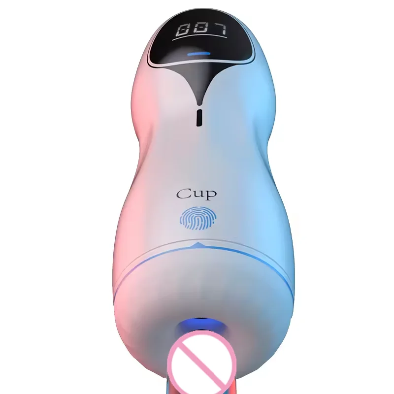Aircraft Cup Men's Intelligent Count Sucking Cup Interactive Pronunciation Vibration Exerciser Sex Toys for Men Sex