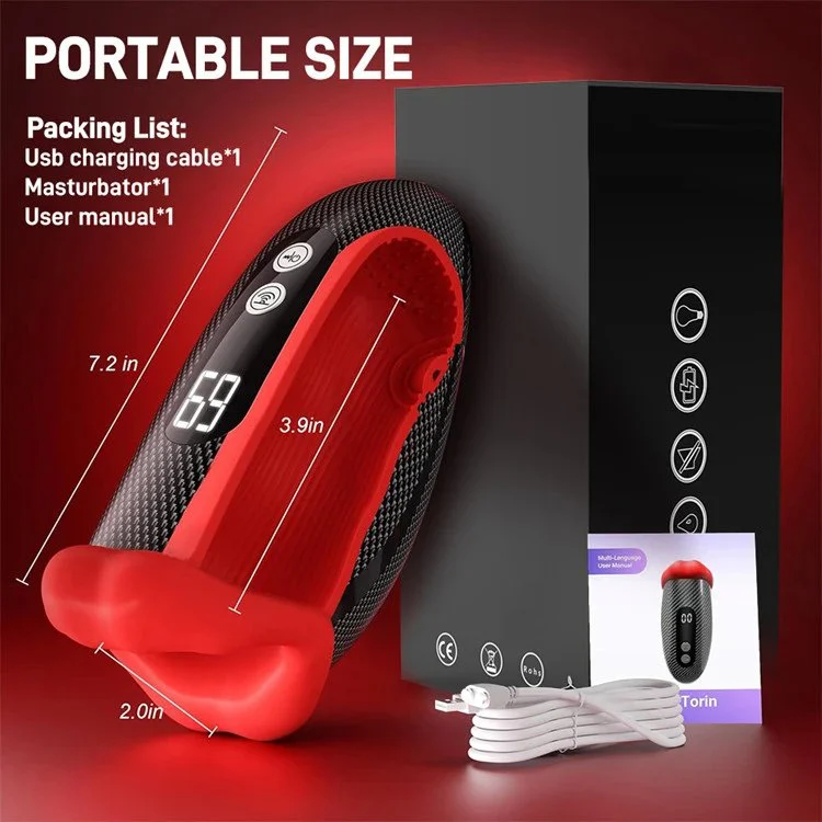 APP LCD Display Male Penis Massage Exercise Masturbation Machine Sex Toys for Men