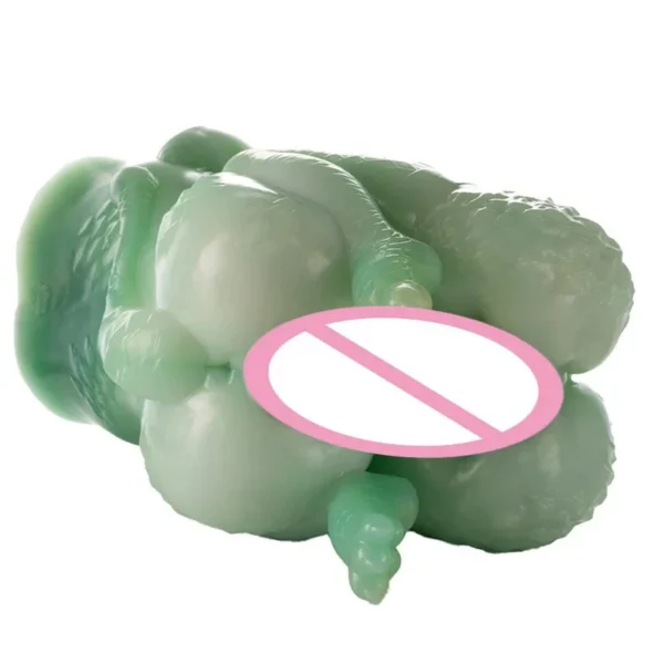 Fantasy Dragon Body-Safe Silicone Male Masturbator Medical-Grade Pocket Pussy Stroker Discreet Adult Men Onahole Sex Toys