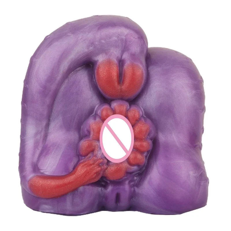 Magic Dragon Medical-grade Silicone Male Manual Masturbator Fantasy Series Double the Pleasure Experience