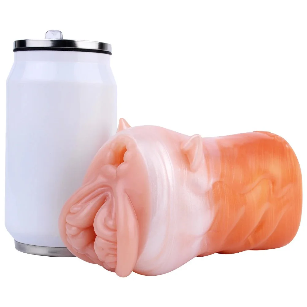 Fantasy Animal Rabbits Silicone Masturbator Penis Exerciser Realistic Vaginal Pocket Pussy Stroker Men Sex Toy