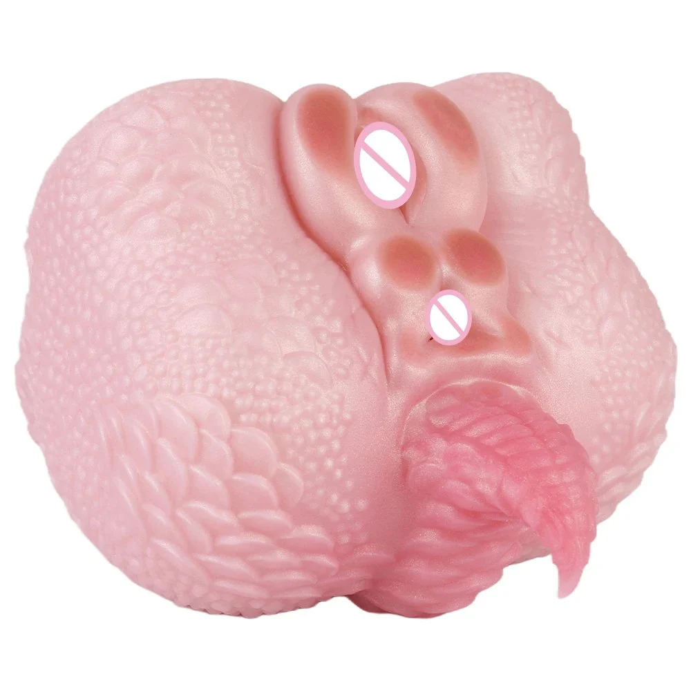 Fantasy Fox Vibrating Pocket Pussy for Man Silicone Male Masturbator Stroker 3D Lifelike Butt With Vagina Anal