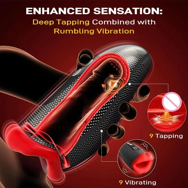 APP LCD Display Male Penis Massage Exercise Masturbation Machine Sex Toys for Men