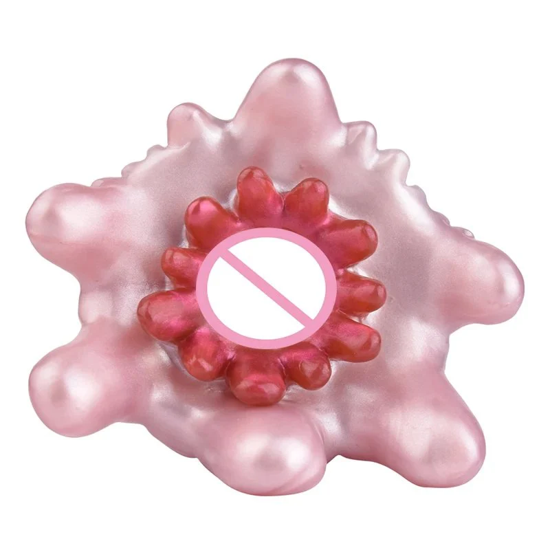Male Masturbating Sex Toy Petal Fairy Color Male Masturbator Made of Liquid Silicone Soft and Comfortable Adult Toys