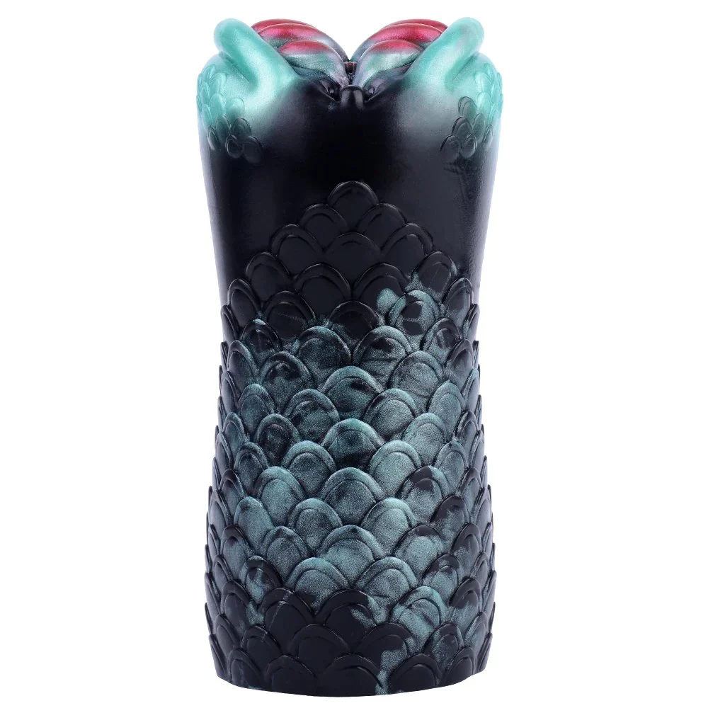 Fantasy Black MamBa Snake Masturbation Cup Soft Silicone Sex Masturbation Men's Fantasy Vaginal Masturbator Male Adult Toy