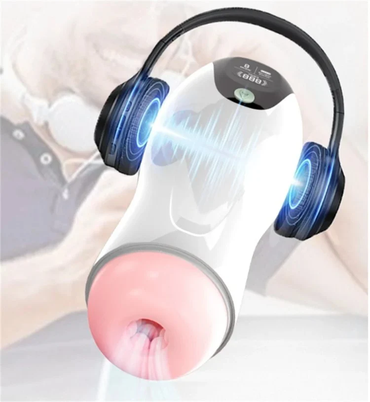 8 Frequency Vibrating Masturbator Cups With Voice Electric Male Masturbation Cup Men Sex Toys