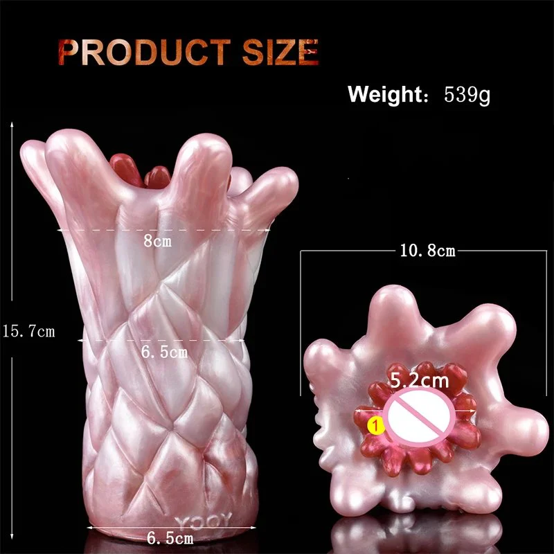 Male Masturbating Sex Toy Petal Fairy Color Male Masturbator Made of Liquid Silicone Soft and Comfortable Adult Toys