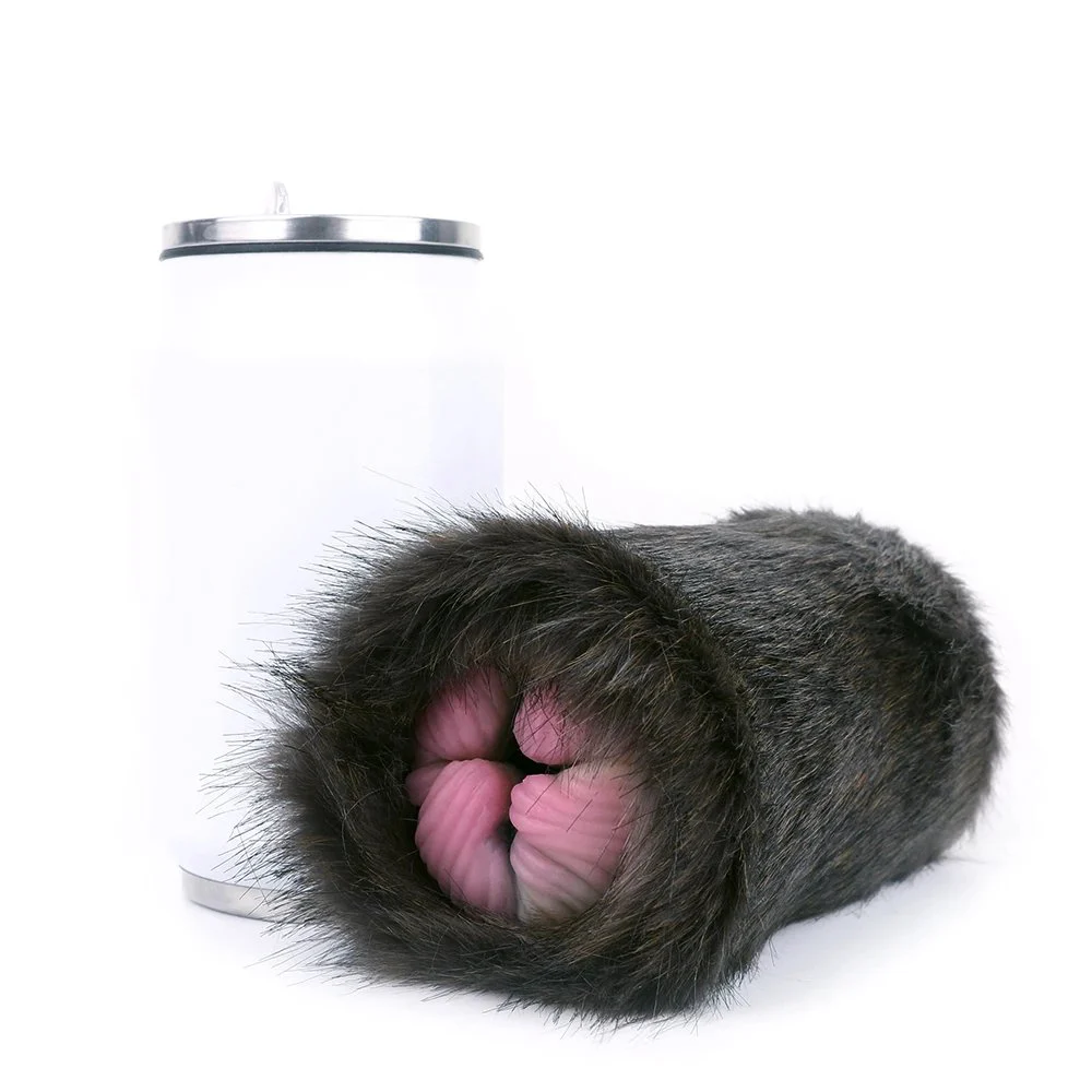 Fantasy Hei Hei Cat Plush Monster Masturbator Vagina Pocket Silicone Soft Male Masturbation Cup Adult Sex Toys