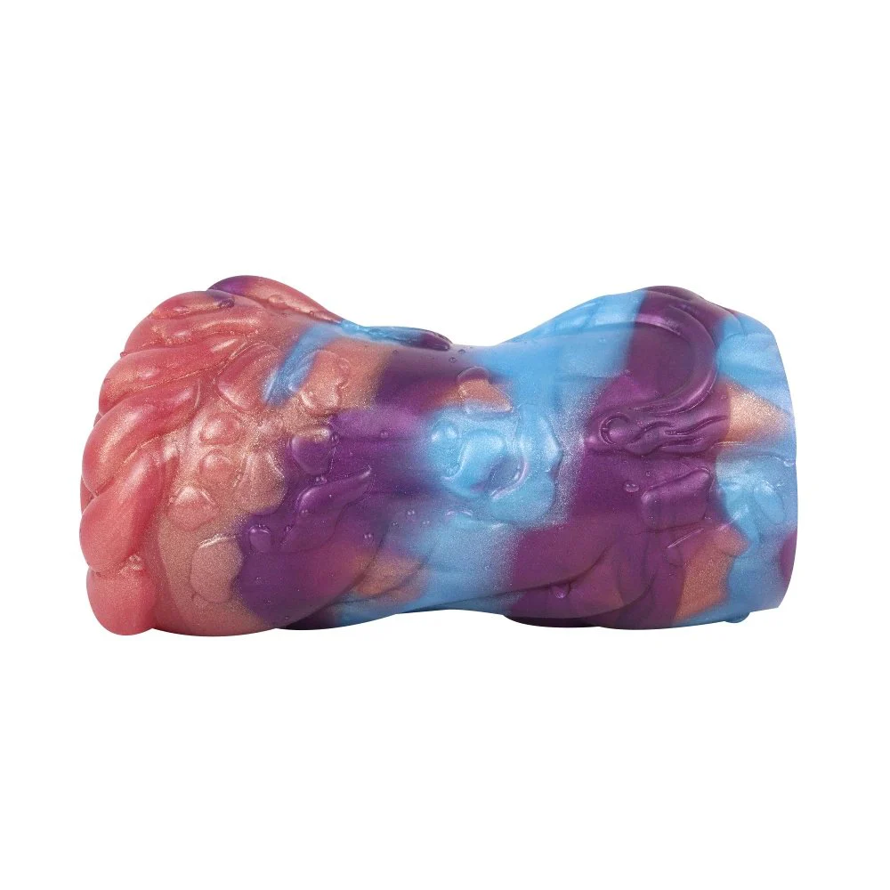 Male Masturbator Cup Portable Penis Trainer Penis Massage Adult Sex Toys Stretchy Silicone Vagina Pocket Cup for Men