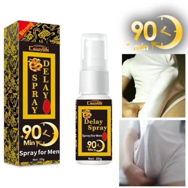 Delay Spray Male Sexual Products 20ML Private Massage Oil Spray Climax Delay Spray for Men