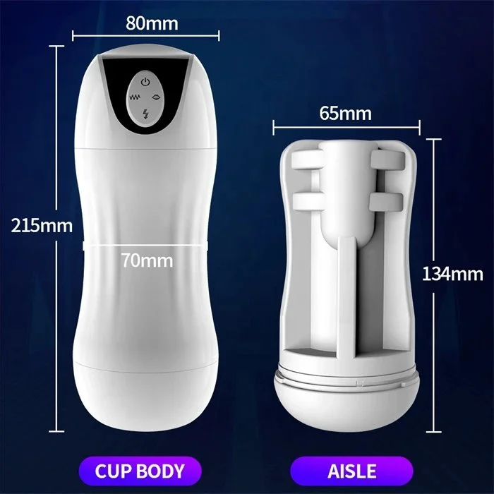 Adult Male TPE Electric Pussy Masturbation Cup Sex Toys for Cock Training