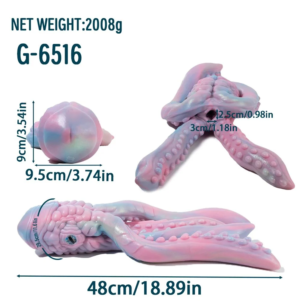 Fantasy Octopus Single Channel Male Masturbator Pocket Pussy Man's With Four Long Anal Plug Realistic Vagina Toys