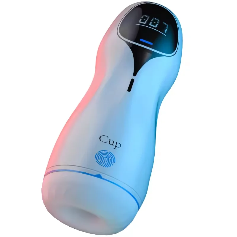 Aircraft Cup Men's Intelligent Count Sucking Cup Interactive Pronunciation Vibration Exerciser Sex Toys for Men Sex