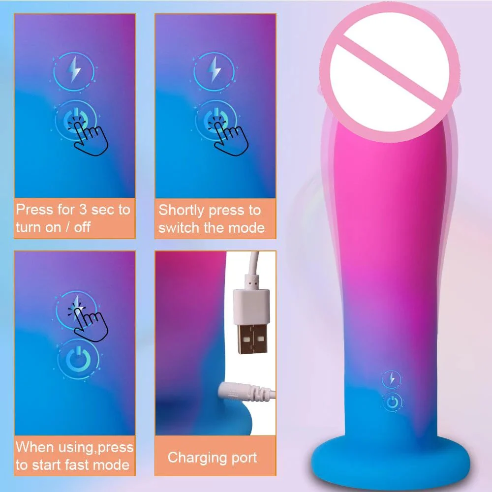 Strong Suction Cup Knot Dildo Clitoral G-spot Stimulation Female Sex Toys Liquid Silicone Fantasy Dildo Vibrator for Women
