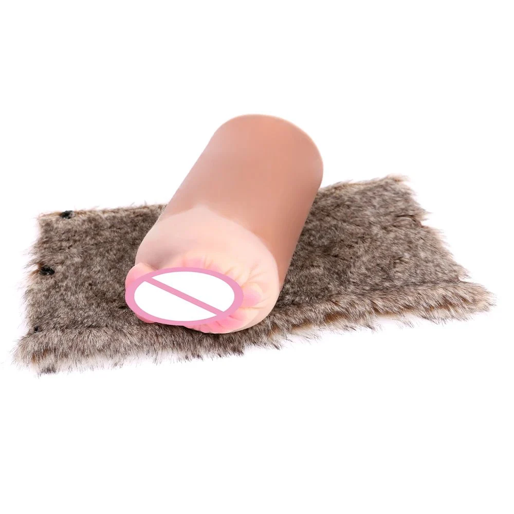Man Masturbation Sex Toy Realistic Animal lion Vagina with Fur Soft Pocket Pussy Sex Toy for Male