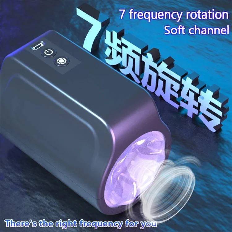 Deep Throat Open-ended Rotation Masturbation Cup Automatic Male Masturbators Cup Sex Toys for Men