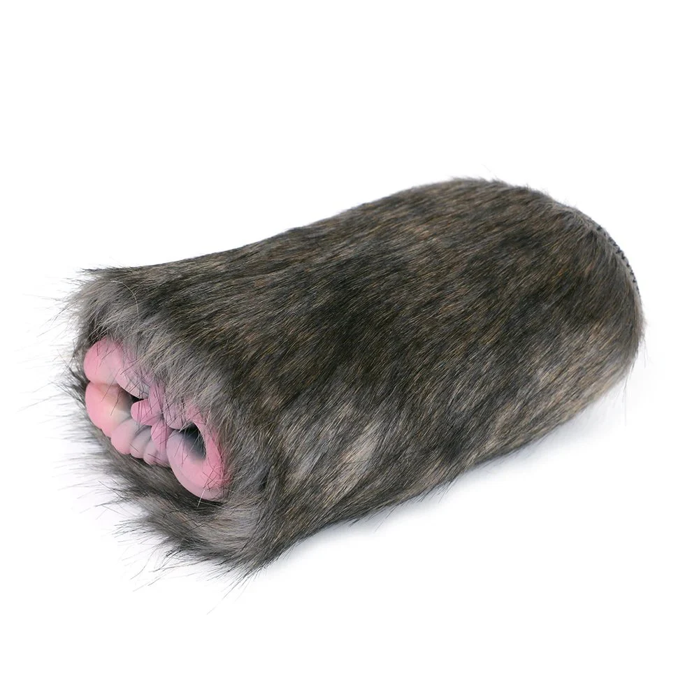 Fantasy Plush Monster Rhinoceros Masturbator Liquid Silicone Soft Tight Male Masturbation Cup Adult Sex Toys