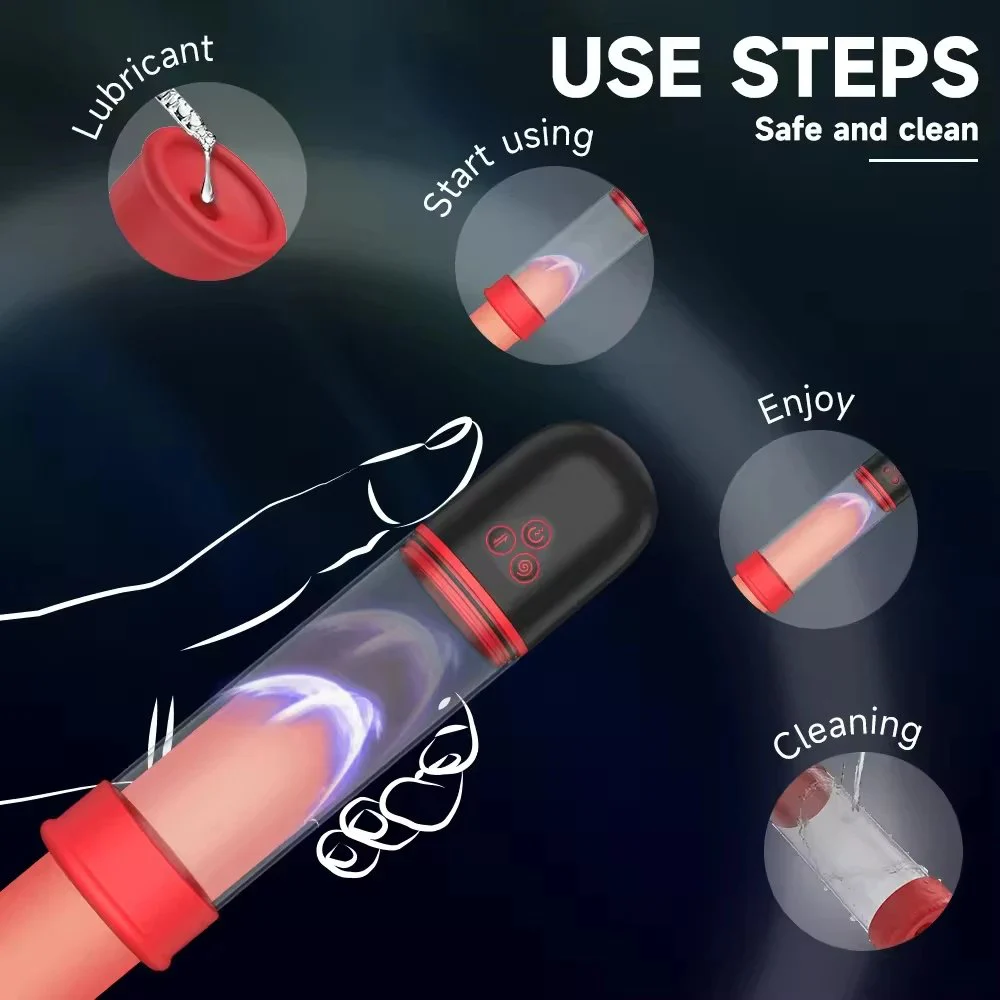 Electric Penis Enlargement Vacuum Penis Pump Automatic Male Masturbator for Man Vibradores Para Hombres