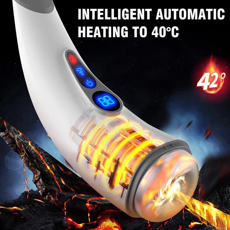 Electric Digital Display Male Penis Trainer Sucking Massage Masturbation Cup with Voice Sex Toys for Male