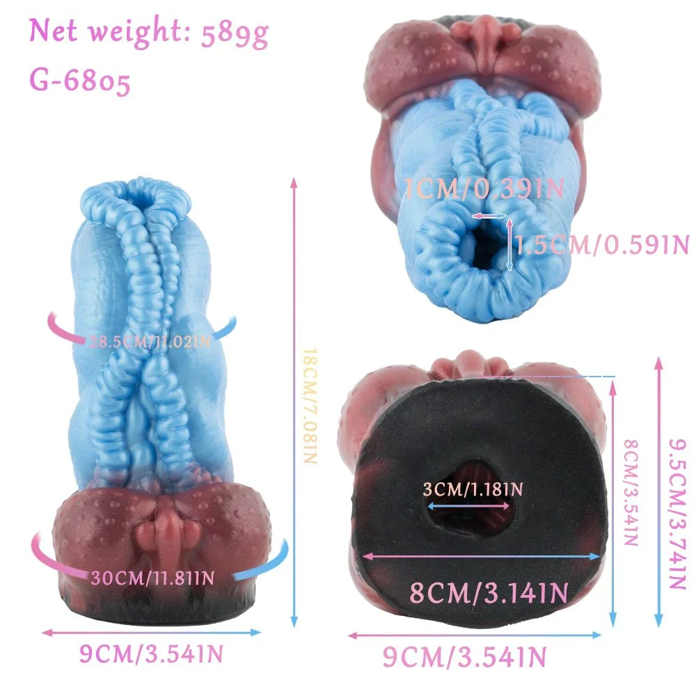 Animal Series Tiger Mouth Silicone Masturbator for Men Handheld Design Made with Medical-Grade Silicone Realistic Experience