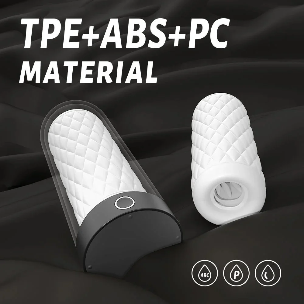 Handheld Heated Aircraft Cup Male Masturbator for Self-Gratification