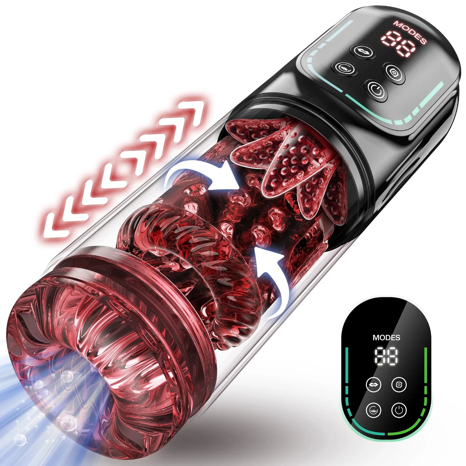 Full Waterproof Vacuum Pump Thrusting Rotating Sucking Automatic Male Masturbation Cup Sex Toy Electric Stroke Machine
