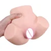 3D Realistic Silicone Pussy Ass Vagina Butt & Anal Adult Sex Toys Masturbators for Men