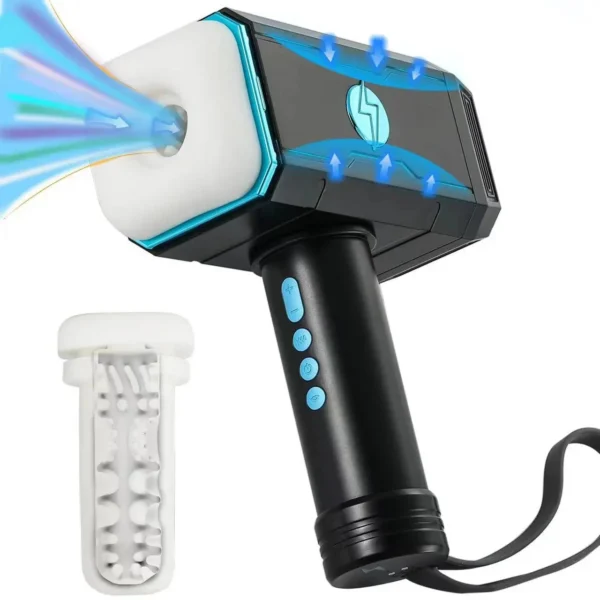 Hammer Male Masturbator for Men Vagina Vacuum Pocket Real Pussy Endurance Exercise Masturbation Man Sex Toys Masturb Cup