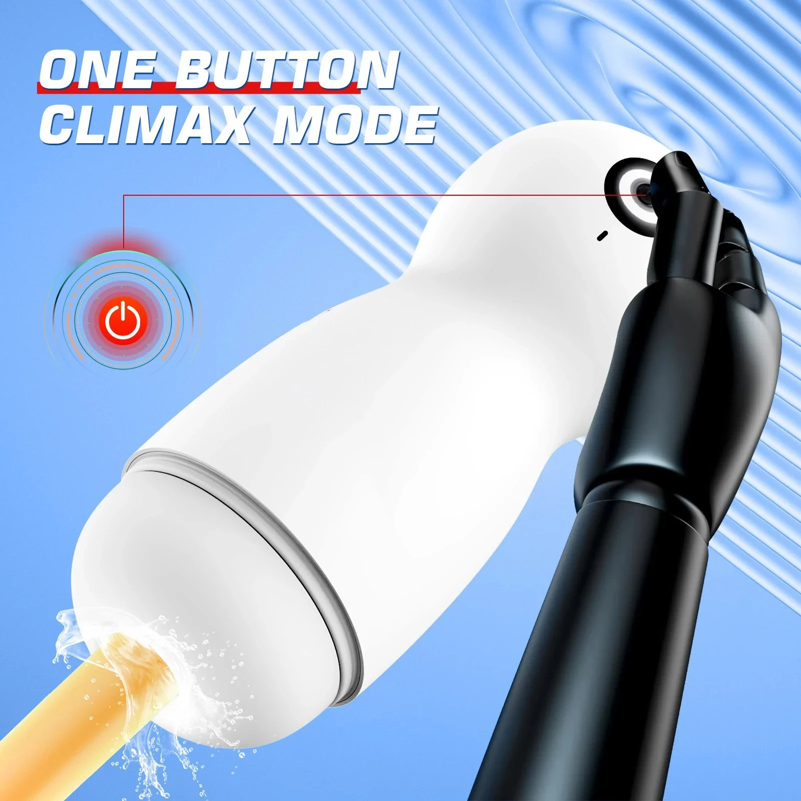 10 Frequency Automatic Vibrating Masturbation Cup Sex Toys Sucking Masturbating Machine with Voice
