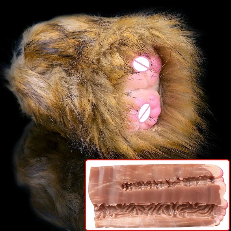 Monkey Men's Aircraft Cup Realistic Vagina Anal Male Masturbator Soft Silicon Masturbation Cup Sex Toy for Men