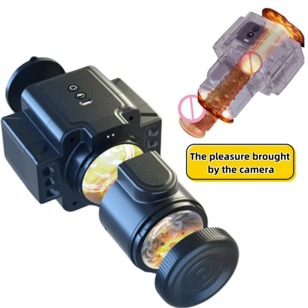 Automatic USB Rechargeable Male Masturbator Cup Vibrator for Masturbating Machines