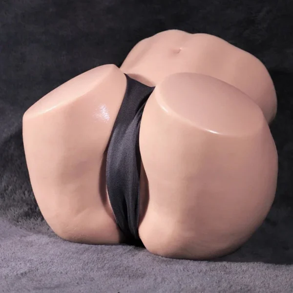Curved Design Male Masturbator Experience Feel Realistic Simulation Skin Color Enhanced Shape Safe Silicone Material