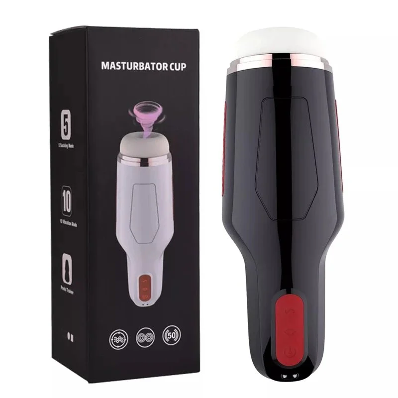 Hand Free Male Vagina Deep Throat Masturbation Machine Sex Toys for Men Masturbating
