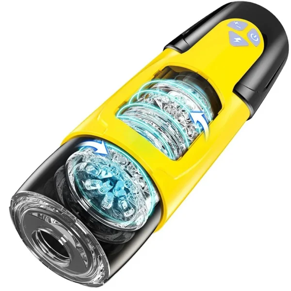 Automatic Electric Male Stroker Toy 7 Thrusting Rotating Modes Male Masturbator Cup Multiple Stimulation Features