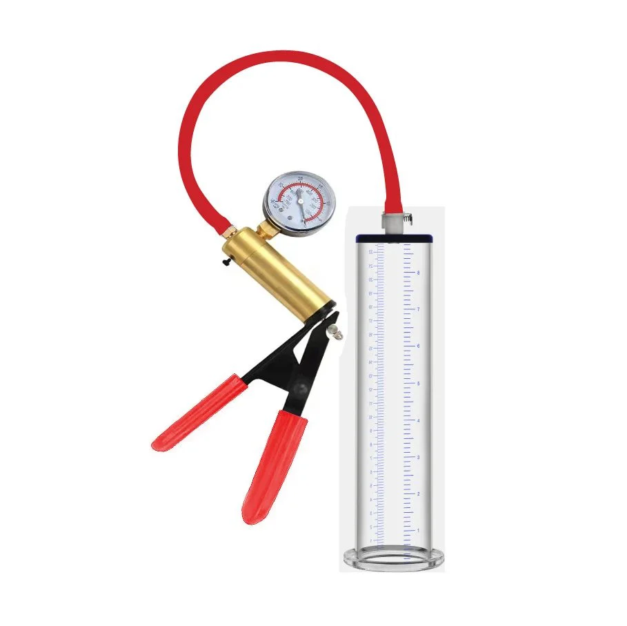 High-End Penis Pump Acrylic Metal Silicone Endurance Training Equipment for Men