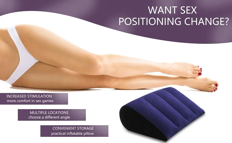 Adult Toys Sex Pillow Triangle Inflatable Ramp Furniture for Couples Helps with Deeper Positioning