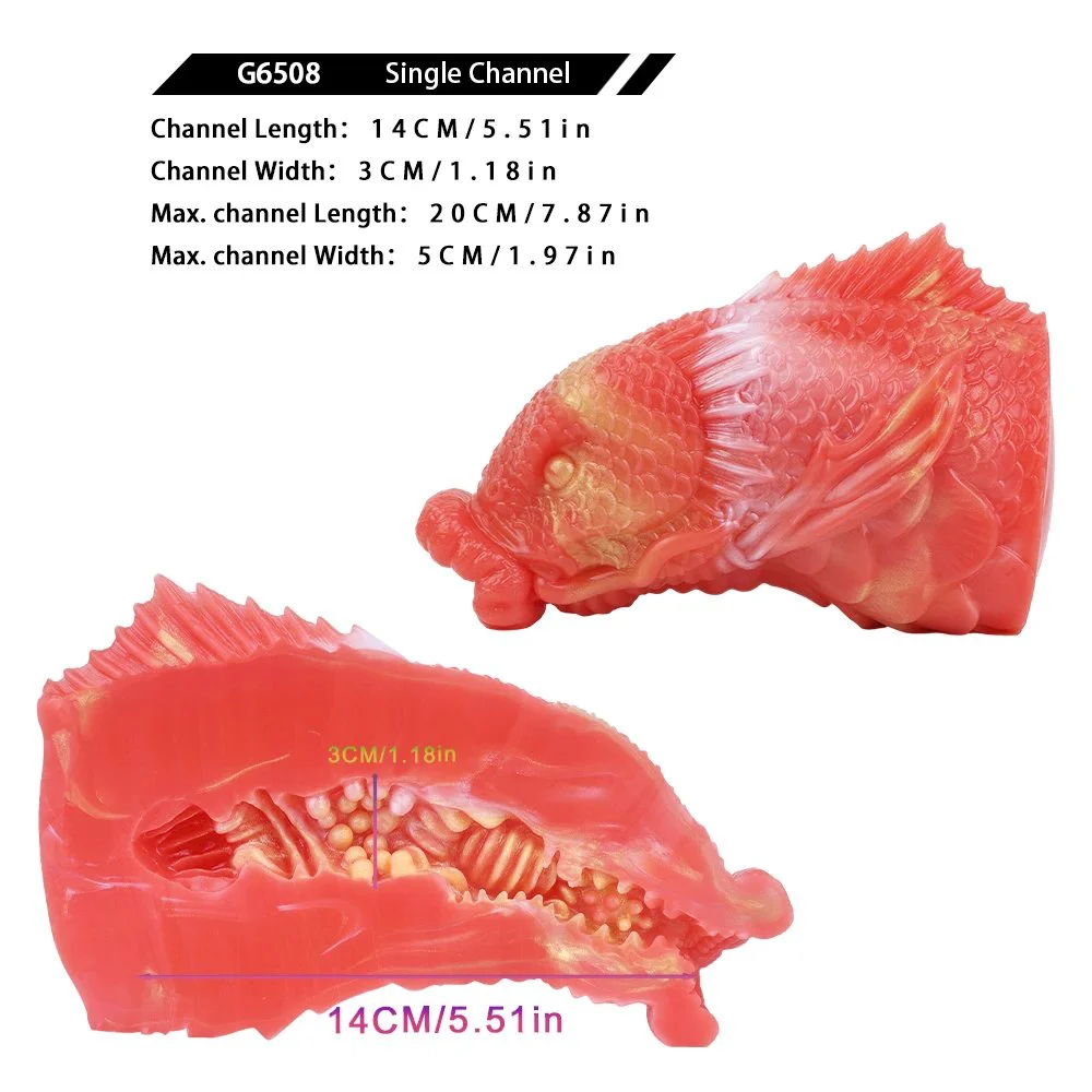 Lifelike Goldfish Mouth Shape Male Masturbator Fantasy Silicone Men's Onahole Realistic Vagina Adult Sex Toys