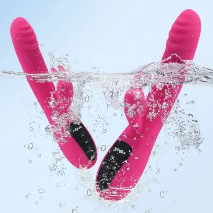 16-Frequency Bunny Ear Silicone Dildo Vibrator Sex Toy USB Power Supply Metal Rabbit Vibrator Wand