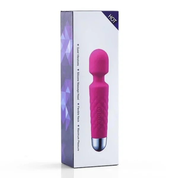 20 Frequency Mini USB Powered Wand Massager Sex Toys for Women Including Vaginal and G-Spot Vibrators