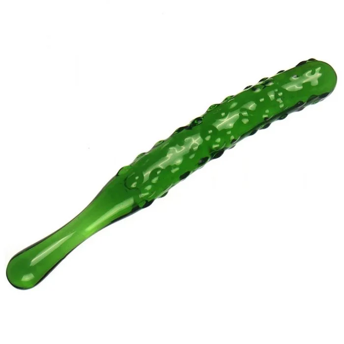Transparent Glass Fruit Shaped Novelty Sex Toys Realistic Dildo for Female Masturbation