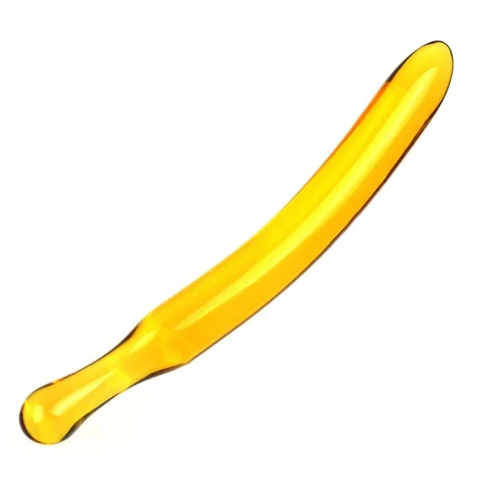 Transparent Glass Fruit Shaped Novelty Sex Toys Realistic Dildo for Female Masturbation