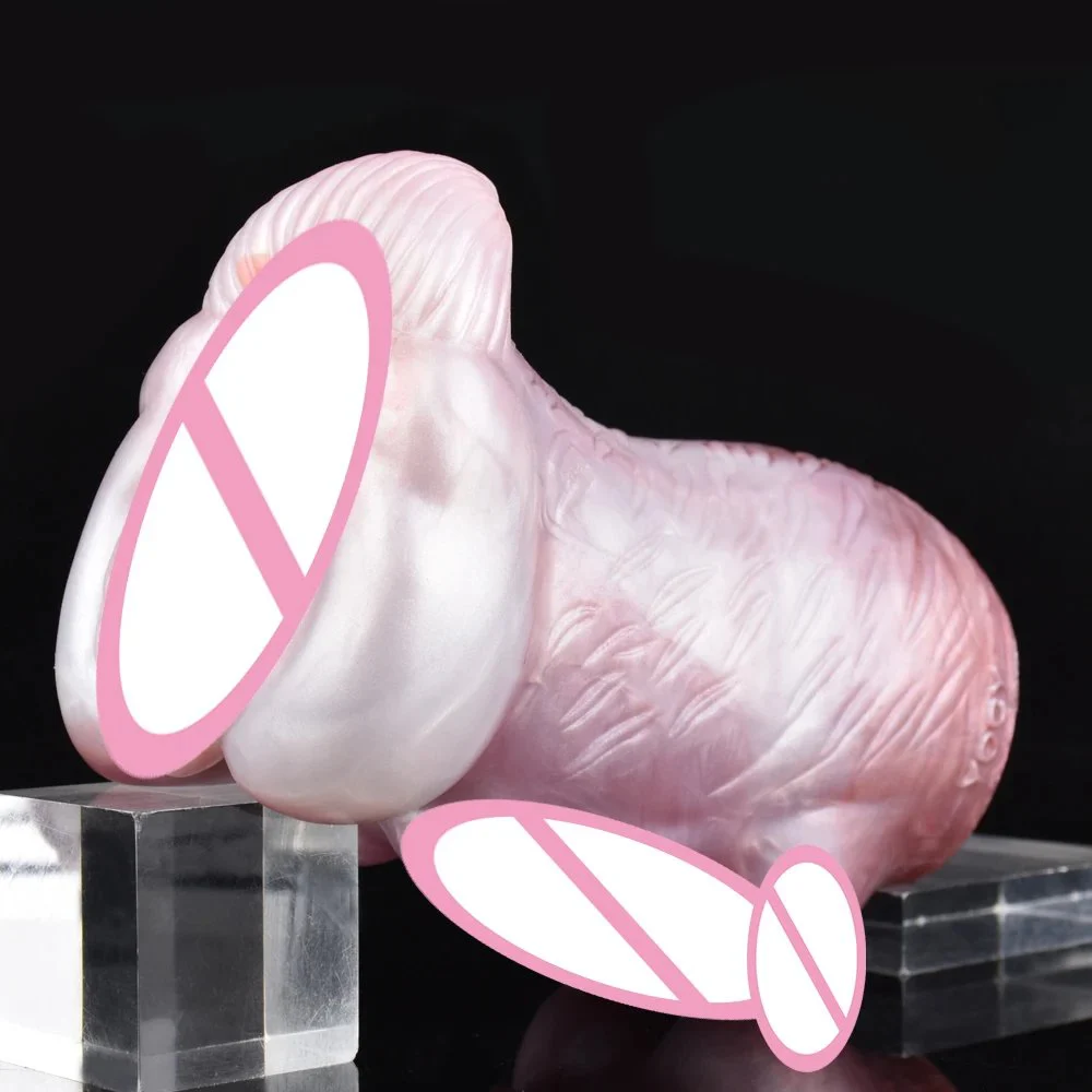 Liquid Silicone Realistic Soft Animal Male Masturbator Supply Male Masturbation Cup Adult Sex to