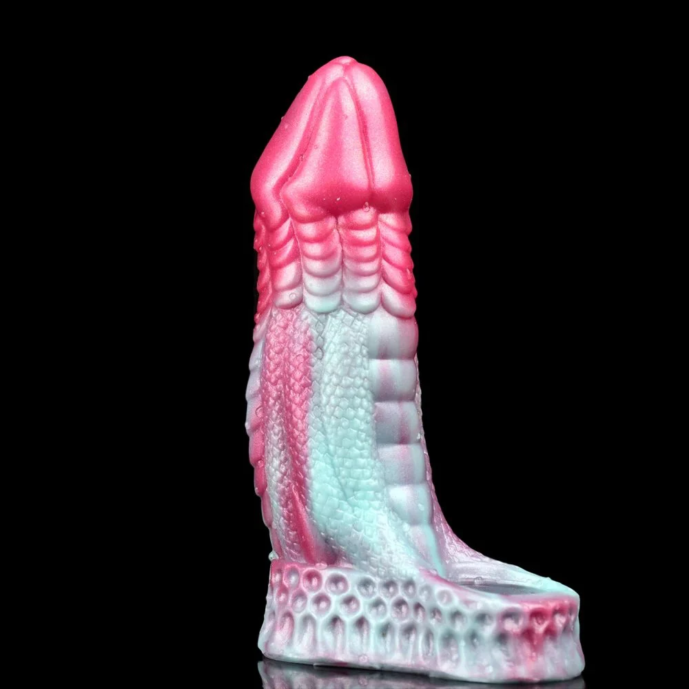 Dragon Cock Super Soft Sleeves Monster Colorful Silicon Animal Penis Sleeve for Men