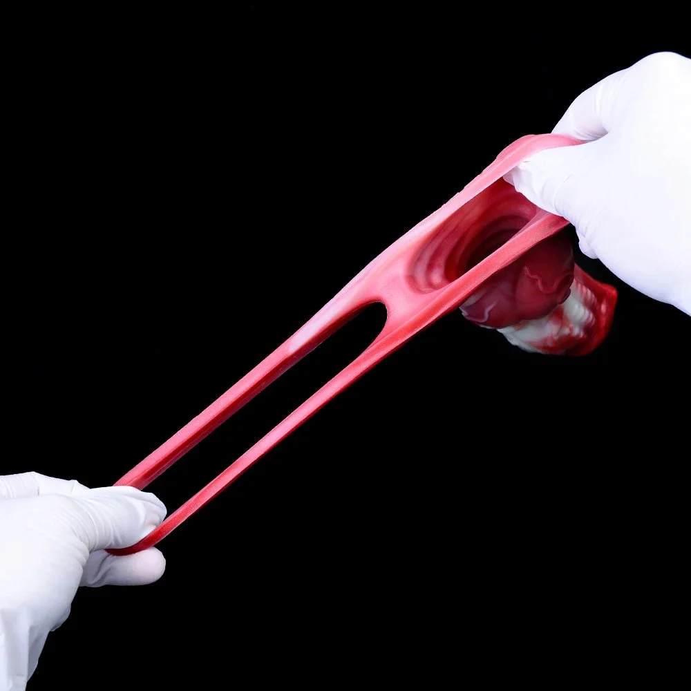 Dragon Penis Sheath Male Cock Enlargement Silicone Sleeve Sex Toys Wearable Hollow Animal Dildo with Syringe for Men Women