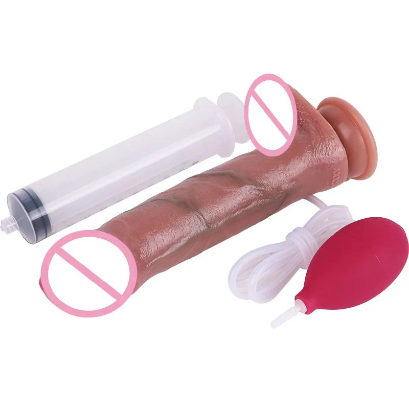 Squirting dildo sex toys,9 Squirting Dildos,Strap On Ejaculating Dildo for G spot Vaginal Anal Sex,Anal Dildo Huge Dildo