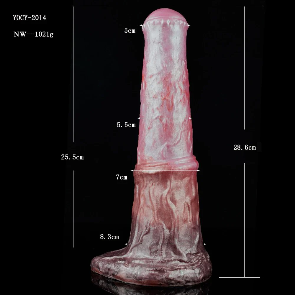 Thick Rubber Penis Ferghana Horse Animal Shaped Dildo With Suction Cup Silicone Dildo Sex Toy