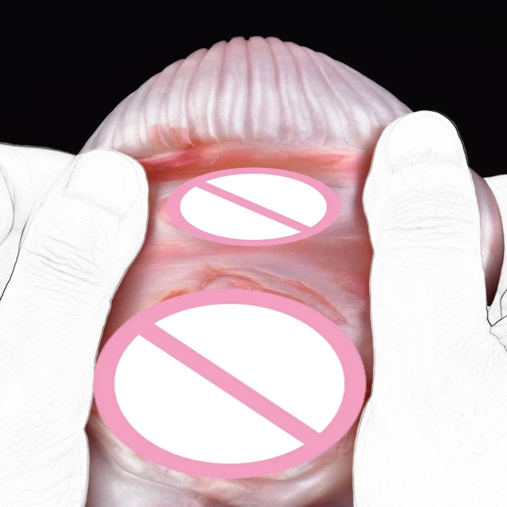 Liquid Silicone Realistic Soft Animal Male Masturbator Supply Male Masturbation Cup Adult Sex to