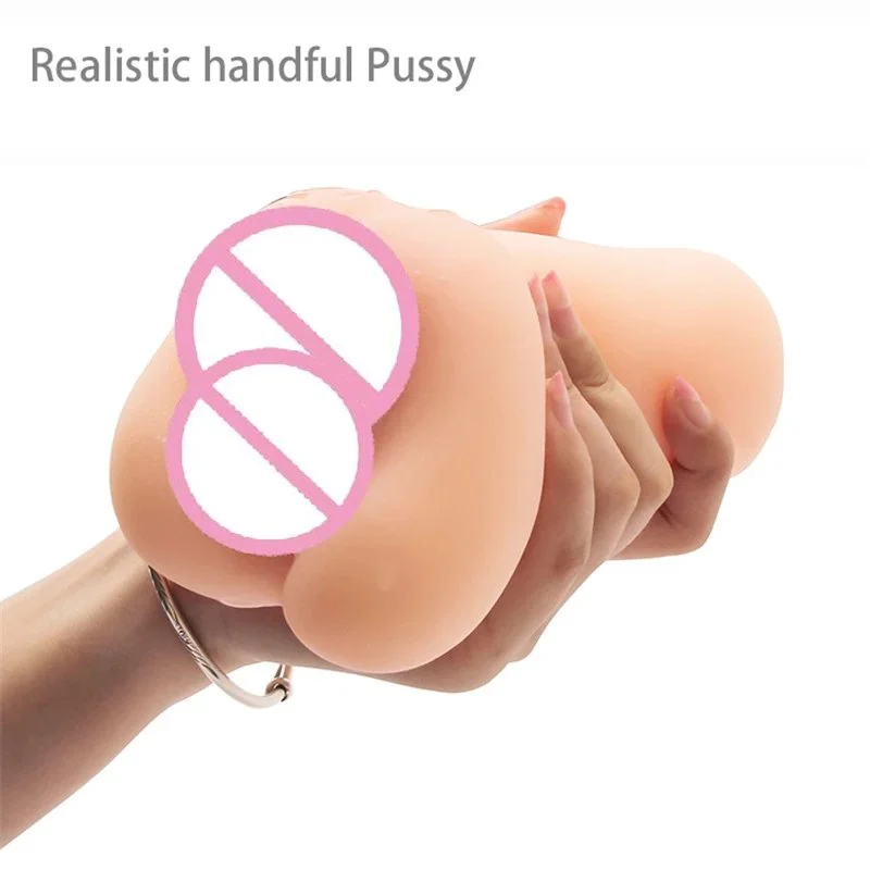 Realistic Dual Open Pocket Pussy and Mouth Vagina Sex Toys for Men Masturbating