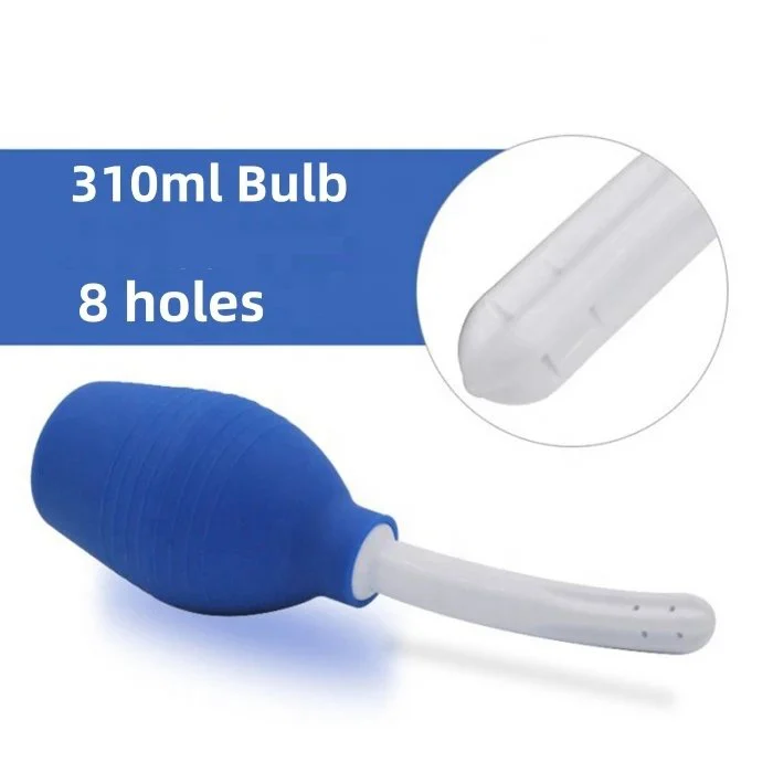 Enema Bulb 310ML Anal Vaginal Douche Adult Men and Women Cleaning Sex Toy